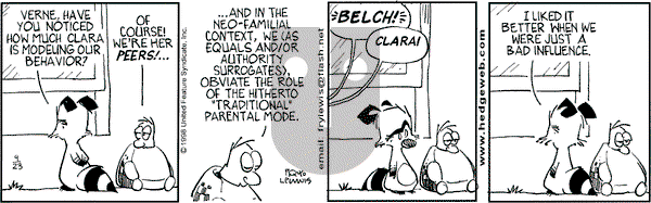Over the Hedge on Wednesday September 23, 1998 Comic Strip