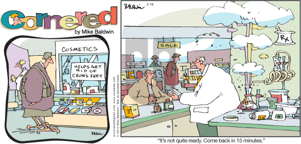 Cornered - Sunday February 19, 2012 Comic Strip