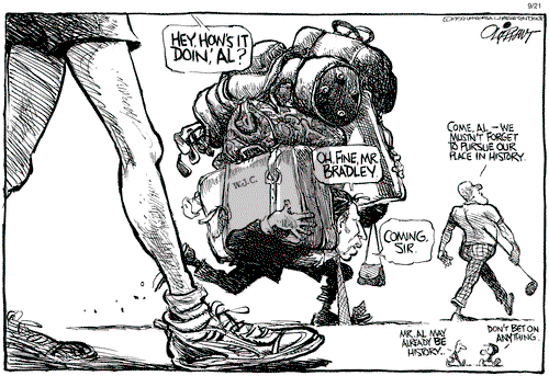 Pat Oliphant - Tuesday September 21, 1999 Comic Strip