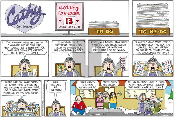 Cathy Classics on Sunday January 23, 2005 Comic Strip