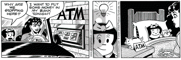 Nancy on Monday April 4, 2005 Comic Strip