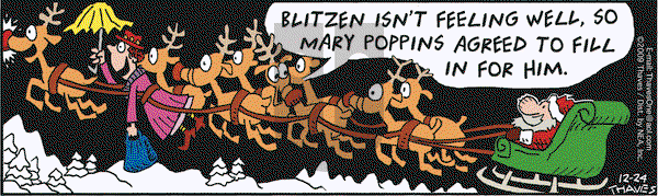 Frank and Ernest on Thursday December 24, 2009 Comic Strip
