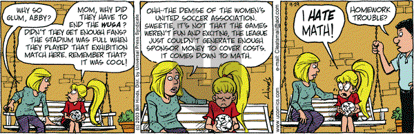 Cleats on Monday September 29, 2003 Comic Strip