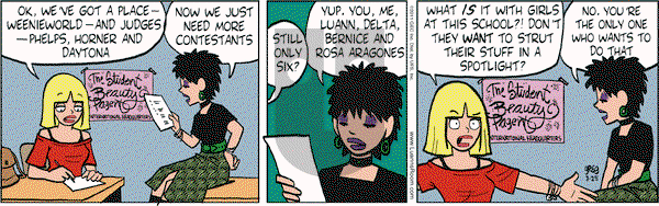 Luann on Friday March 25, 2011 Comic Strip