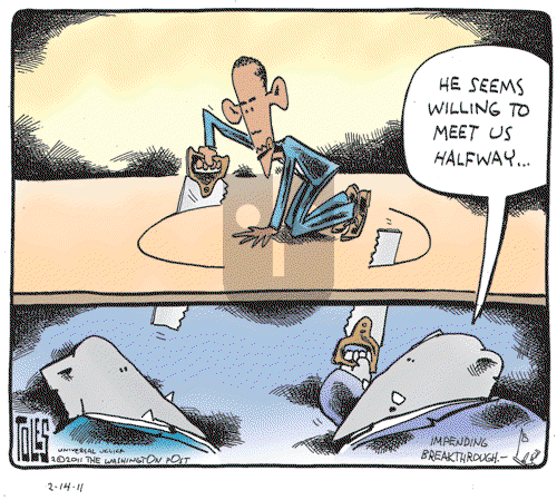 Tom Toles - Monday February 14, 2011 Comic Strip