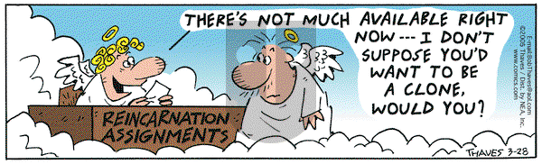 Frank and Ernest on Monday March 28, 2005 Comic Strip