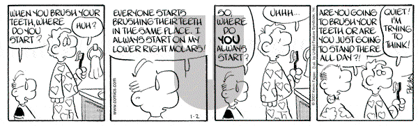 Drabble on Tuesday January 2, 2007 Comic Strip