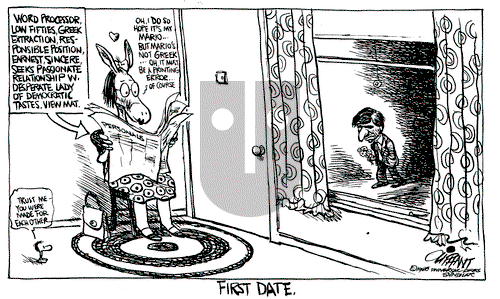 Pat Oliphant on Friday April 29, 1988 Comic Strip