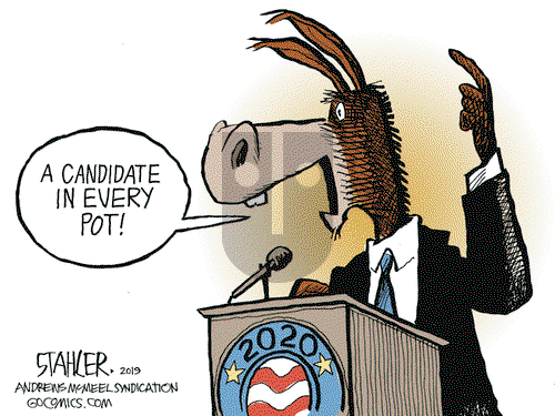 Jeff Stahler on Thursday April 25, 2019 Comic Strip