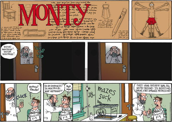 Monty on Sunday March 20, 2016 Comic Strip