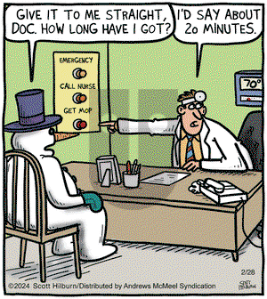 The Argyle Sweater - Wednesday February 28, 2024 Comic Strip