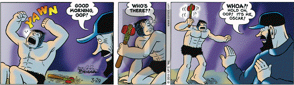 Alley Oop on Tuesday March 29, 2011 Comic Strip