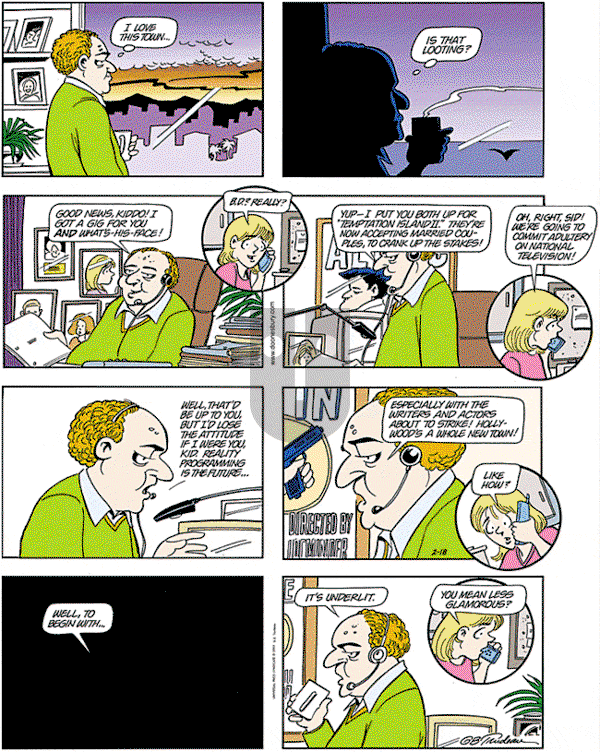 Doonesbury - Sunday February 18, 2001 Comic Strip