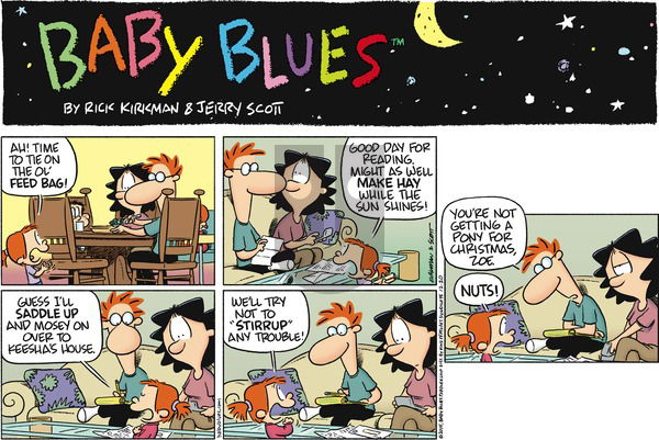 Baby Blues on Sunday December 20, 2015 Comic Strip