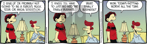 The Buckets on Tuesday March 12, 2019 Comic Strip