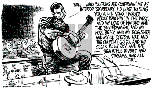 Pat Oliphant on Wednesday November 2, 1983 Comic Strip
