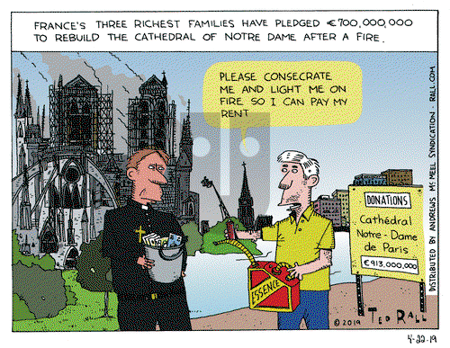 Ted Rall on Monday April 22, 2019 Comic Strip