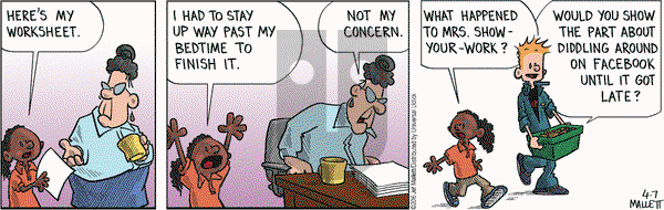 Frazz on Thursday April 7, 2016 Comic Strip