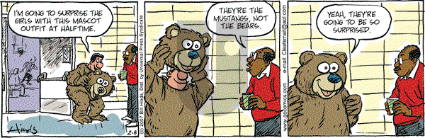 Cleats on Thursday February 8, 2007 Comic Strip