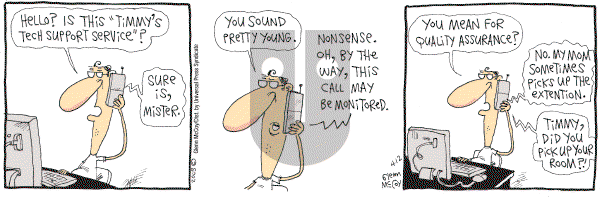 The Duplex on Saturday April 12, 2008 Comic Strip