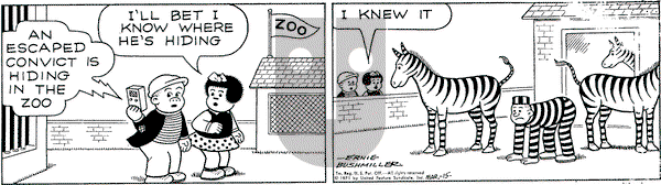 Nancy on Monday March 15, 1971 Comic Strip