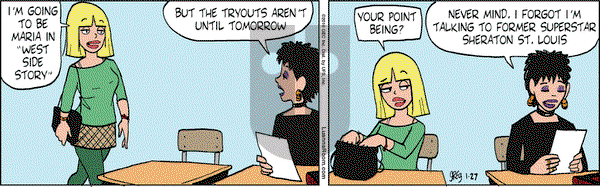 Luann on Wednesday January 27, 2010 Comic Strip