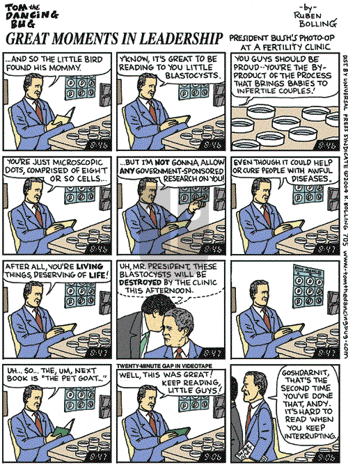Tom the Dancing Bug on Saturday June 26, 2004 Comic Strip