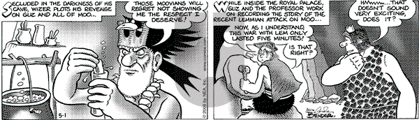 Alley Oop on Monday May 1, 2006 Comic Strip