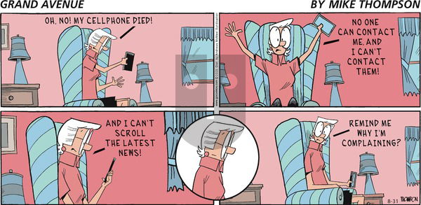Grand Avenue on Sunday August 31, 2025 Comic Strip