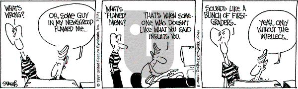 The Buckets on Friday March 14, 1997 Comic Strip