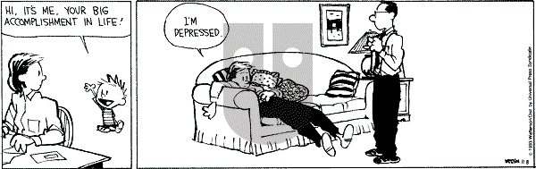 Calvin and Hobbes - Monday November 8, 1993 Comic Strip