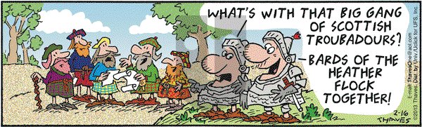 Frank and Ernest on Saturday February 16, 2013 Comic Strip