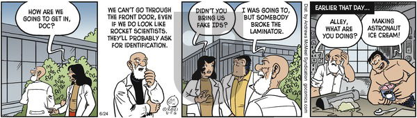 Alley Oop - Thursday June 24, 2021 Comic Strip
