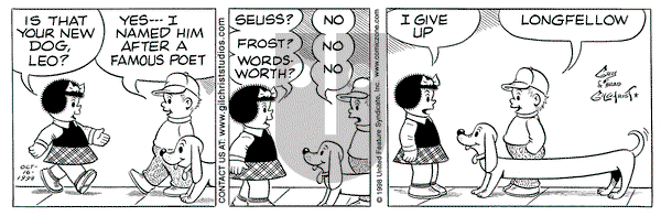 Nancy on Friday October 16, 1998 Comic Strip