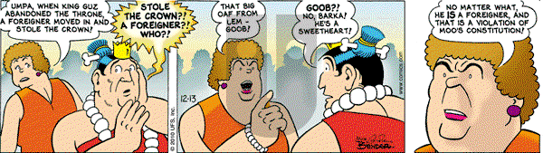 Alley Oop on Monday December 13, 2010 Comic Strip