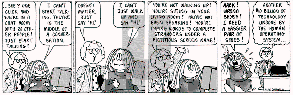 Cathy Classics on Wednesday February 28, 1996 Comic Strip