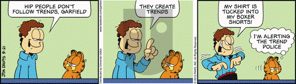 Garfield on Saturday September 21, 2013 Comic Strip