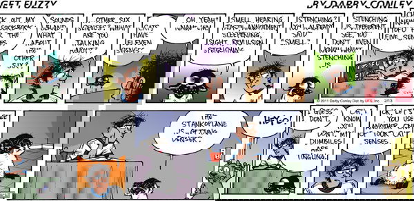 Get Fuzzy on Sunday February 13, 2011 Comic Strip