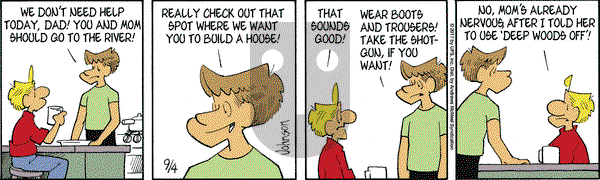 Arlo and Janis on Monday September 4, 2017 Comic Strip