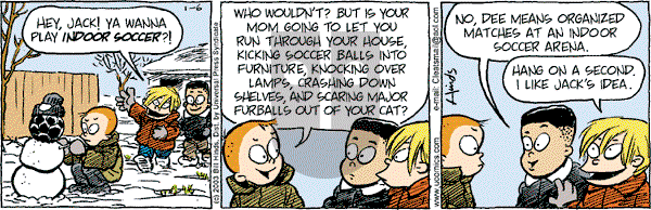 Cleats - Monday January 6, 2003 Comic Strip