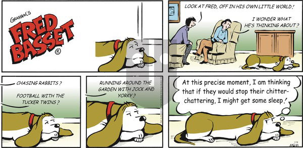 Fred Basset on Sunday January 19, 2020 Comic Strip