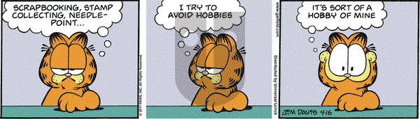 Garfield on Saturday April 16, 2011 Comic Strip