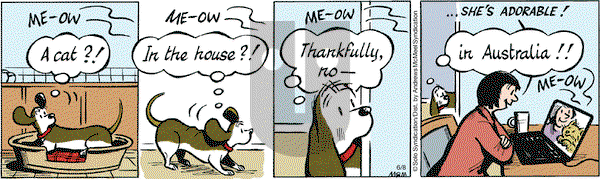 Fred Basset on Friday June 8, 2018 Comic Strip