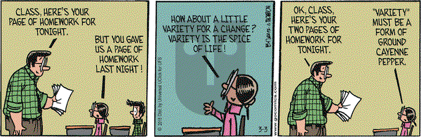 Grand Avenue on Tuesday March 3, 2015 Comic Strip