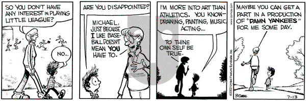 Grand Avenue on Saturday July 13, 2002 Comic Strip