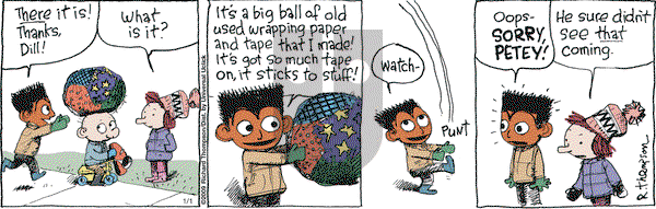 Cul de Sac on Thursday January 1, 2015 Comic Strip