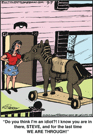 Close to Home on Friday September 7, 2012 Comic Strip