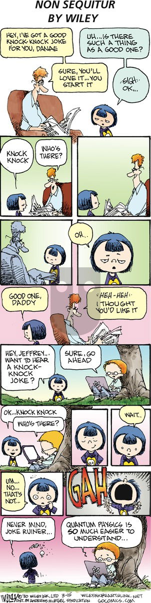 Non Sequitur on Sunday March 15, 2020 Comic Strip