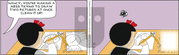 Nancy on Thursday March 21, 2019 Comic Strip