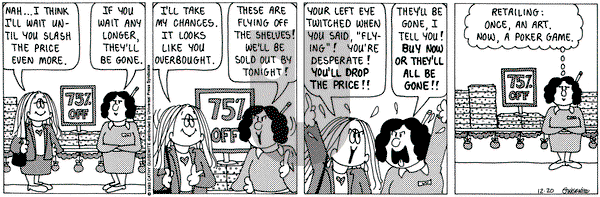 Cathy Classics - Monday December 20, 1993 Comic Strip